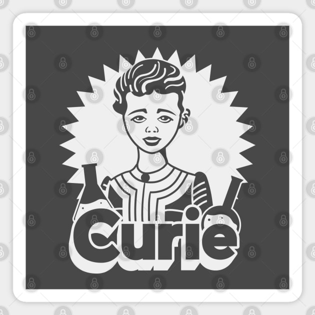 Curie Doll (Mono) Magnet by nickbeta